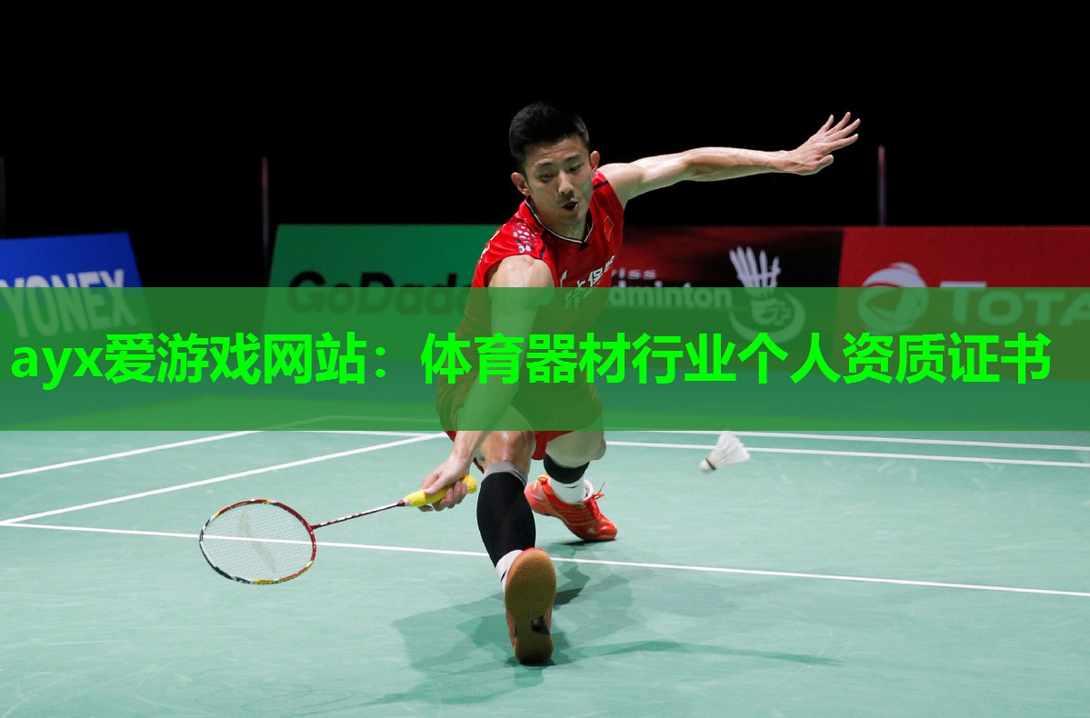 ayx爱游戏网站：体育器材行业个人资质证书