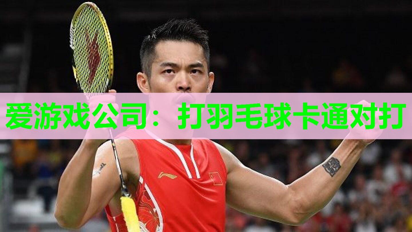打羽毛球卡通对打